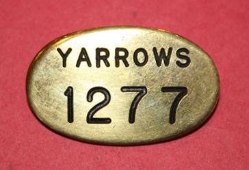 WW2 Yarrows Dock Yard (Esquimault, BC) Workers ID Badge