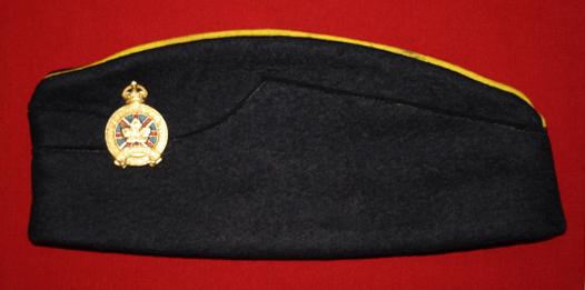 WW2 BESL Canadian Legion Auxiliary Services Coloured Field Service Cap