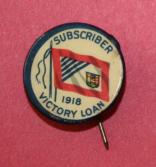 1918 Canadian Victory Loan Subscriber Pin