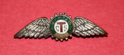 WW2 RCAF Aviation Central Training School Sweetheart Sterling Wing