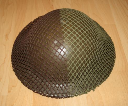 WW2 1942 Canadian MkII Helmet With Two Tone Canadian Woven Net