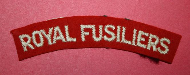 WW2 Royal Fusiliers Embroidered Shoulder Flash