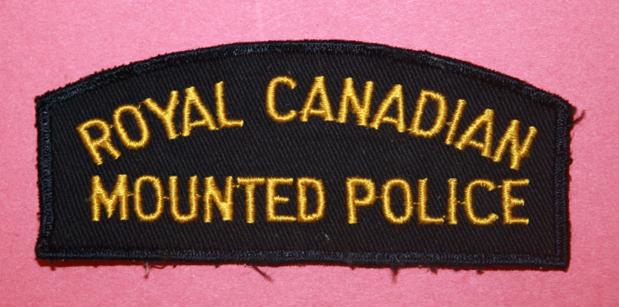 Royal Canadian Mounted Police Patch 