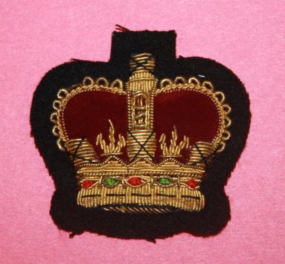 RCMP Embroidered Rank Crown - Red Serge