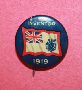 1919 Canadian Victory Loans Supporter Pin