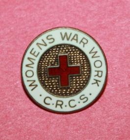 WW2 CRCS Womens War Work Pin
