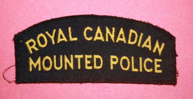 Royal Canadian Mounted Police Shoulder Flash