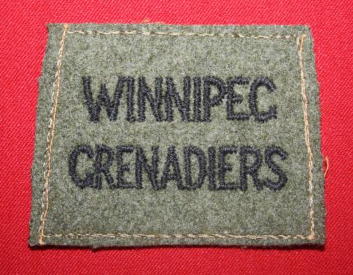 WW2 Winnipeg Grenadiers Slip On