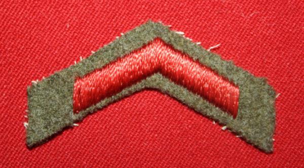 WW2 Red Year of Service Chevron