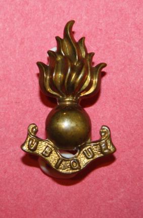 Engineers Flaming Grenade Collar Badge