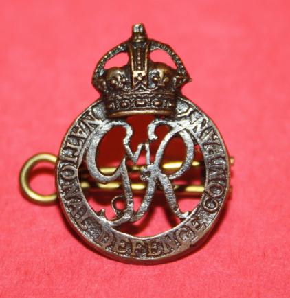 WW2 British National Defence Company Collar Badge