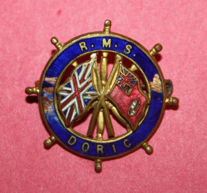 RMS Doric Lapel Pin