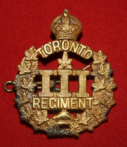 CEF 3rd Battalion (Toronto) Cap Badge