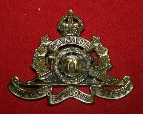 CEF 71st Overseas Battery RCA Cap Badge (St Catherine, Ont)