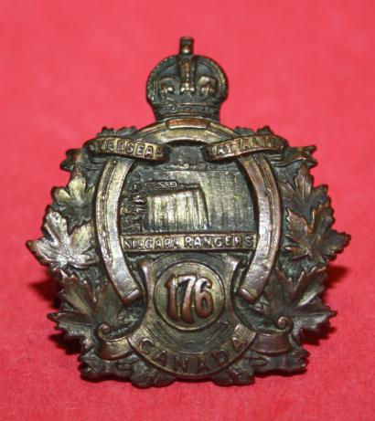 CEF 176th (Niagra) Battalion Collar Badge