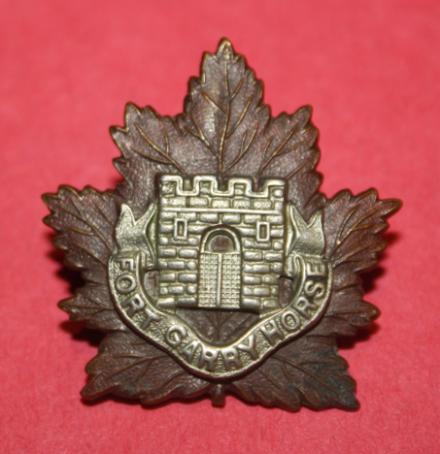 CEF Fort Garry Horse Collar Badge