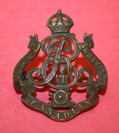 Edward VII Royal Canadian Horse Artillery Cap Badge