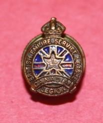 1920's BESL Canadian LegionLapel Pin