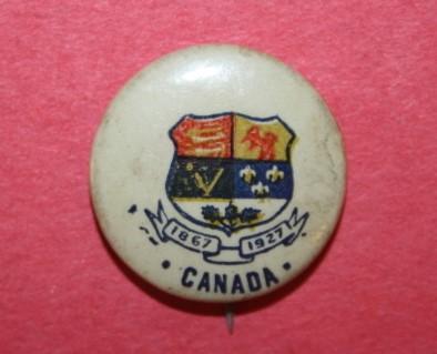 1867-1927 Canada Commemorative Pin back