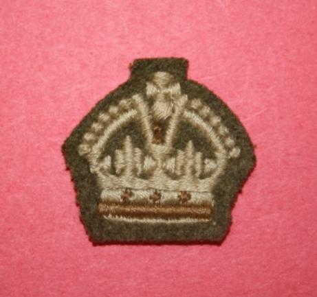 WW2 Canadian / British Major's Crown  - Khaki