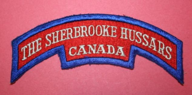 Sherbrook Hussars of Canada Shoulder Flash - Modern