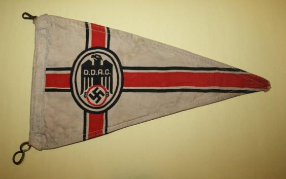 WW2 German  DDAC Vehicle Pennant