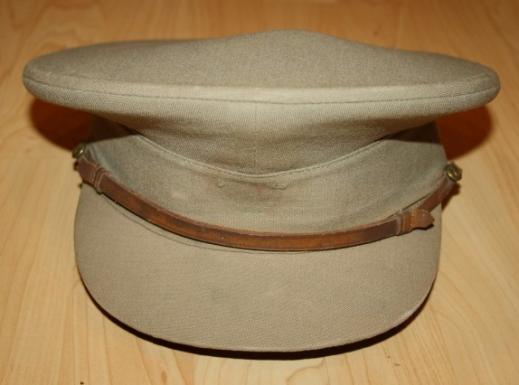 WW2 Canadian Officers Tan Peaked Cap