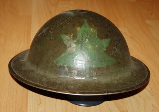 WW2 RCAF Woman's Division Mk II Helmet with Unique Paint- Named and Numbered