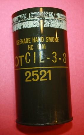 Postwar Canadian C1A1 Smoke Grenade Cannister