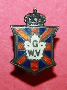 WW1 CEF Great War Veterans Service Pin