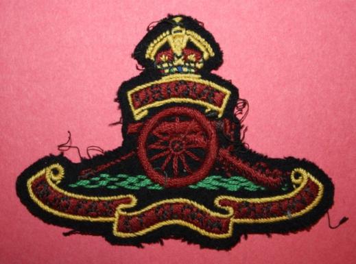 WW2 RCA embroidered jacket crest