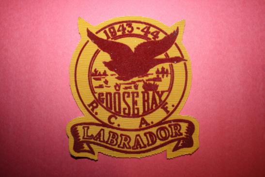 1943-44 GOOSE BAY RCAF LABRADOR Jacket Crest