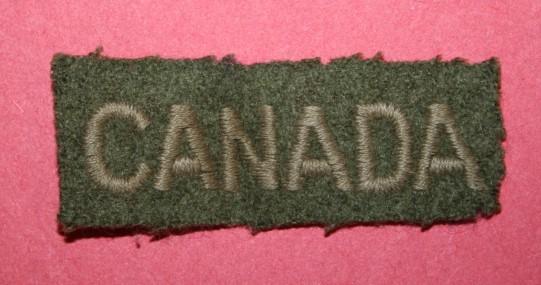 WW2 CANADA wool title