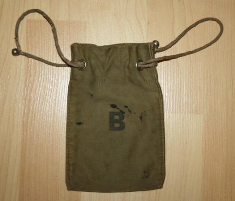 Small Khaki Ditty Bag -  B Marked