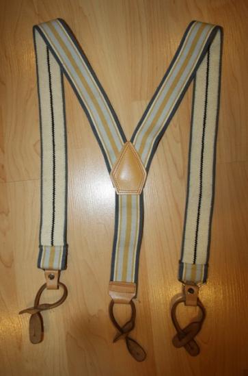 WW2 Canadian POLICE Brand suspenders for Battle Dress pants - Mint!