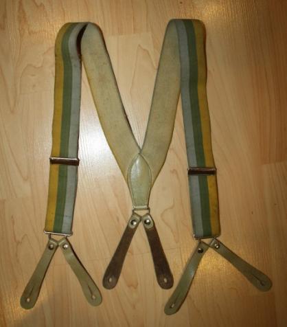 WW2 DOMO brand British Suspenders for Battle Dress pants