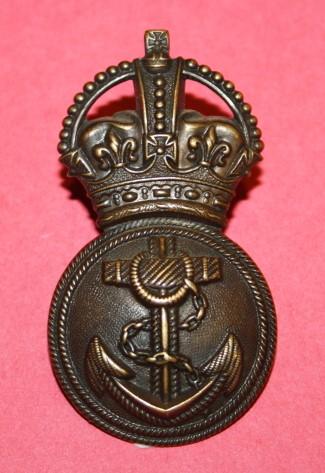 WW1 Royal Navy Division Petty Officer Cap Badge