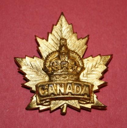 WW1 Royal Canadian Naval Air Service (RCNAS) Officer Cap Badge 