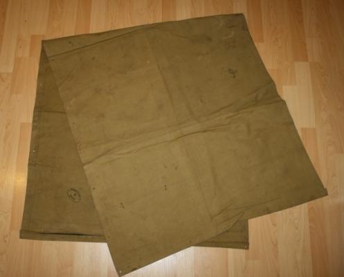 1942 British Rubberized Ground Sheet