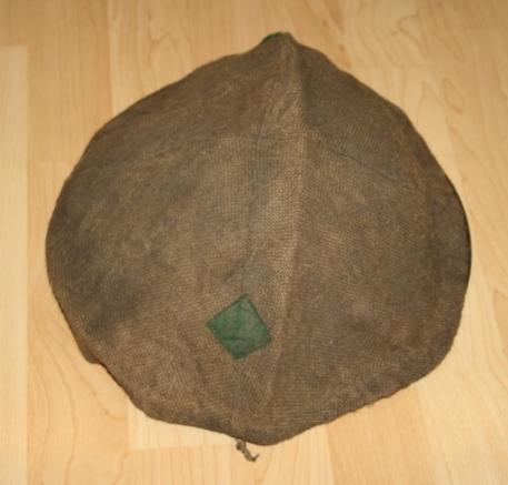 WW1 British Hessian/ Sand Bag Helmet Cover- Notts & Derby Regiment