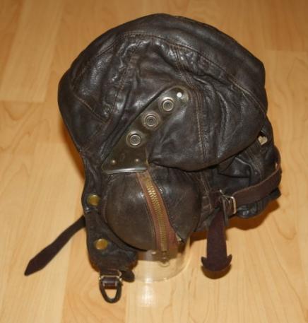 1939 RAF Type B Flying Helmet- Battle of Britian  - AM tag Frnk Bryan Ltd London