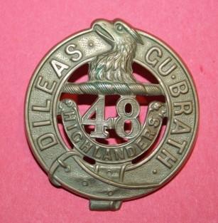 15 Battalion (48 Highlanders) Bonnet Badge - First Issue