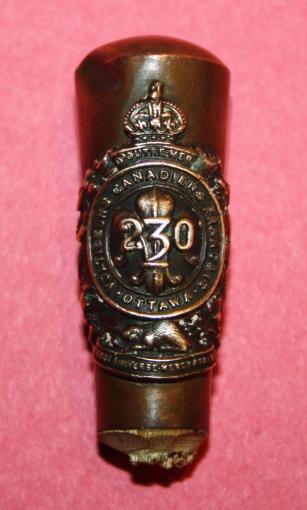 230th Battalion (Voltigeurs Canadiens-Français)/230th Forestry  - Cane Top