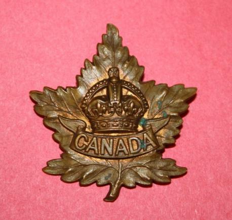 WW1 Canadian General Service Cap Badge - Tangs