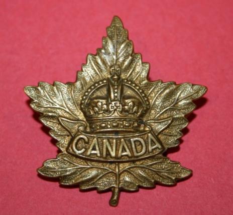 WW1 Canadian General Service Cap Badge 