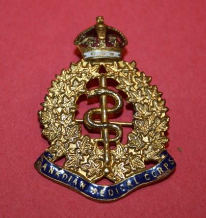 WW1 Canadian Army Medical Corp Sweetheart Badge