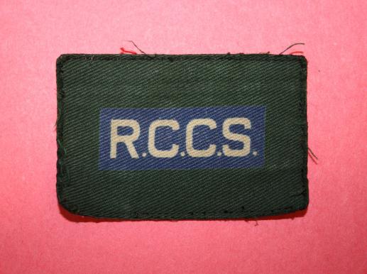 WW2 4th Division RCCS Patch - Canvas 