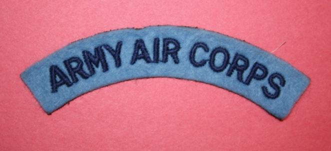 WW2 British Army Air Corps Shoulder Title