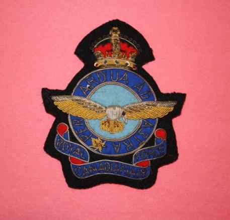 1940's RCAF Bullion Blazer Crest