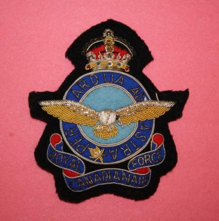 1940's RCAF Bullion Blazer Crest